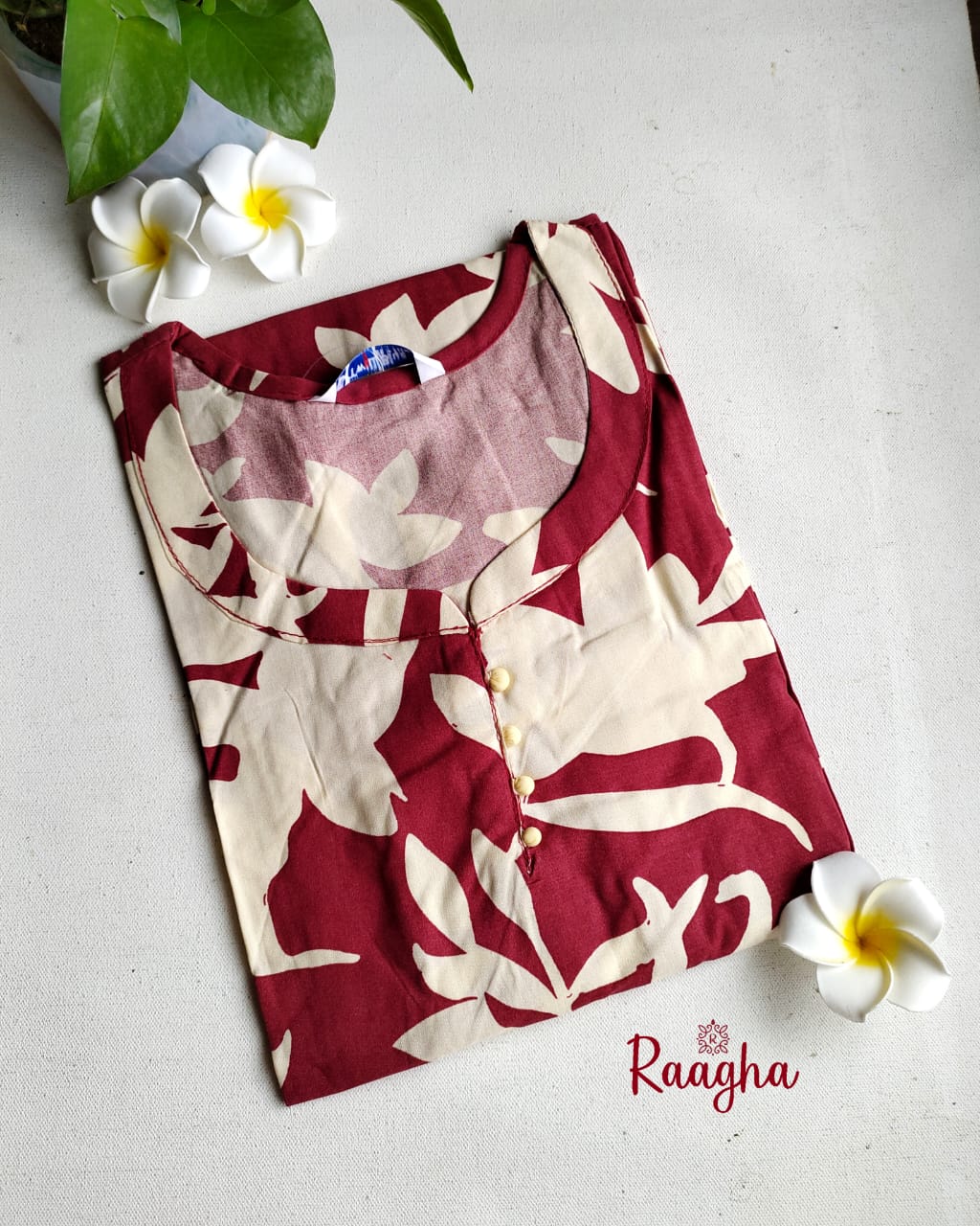 Rayon cotton kurti