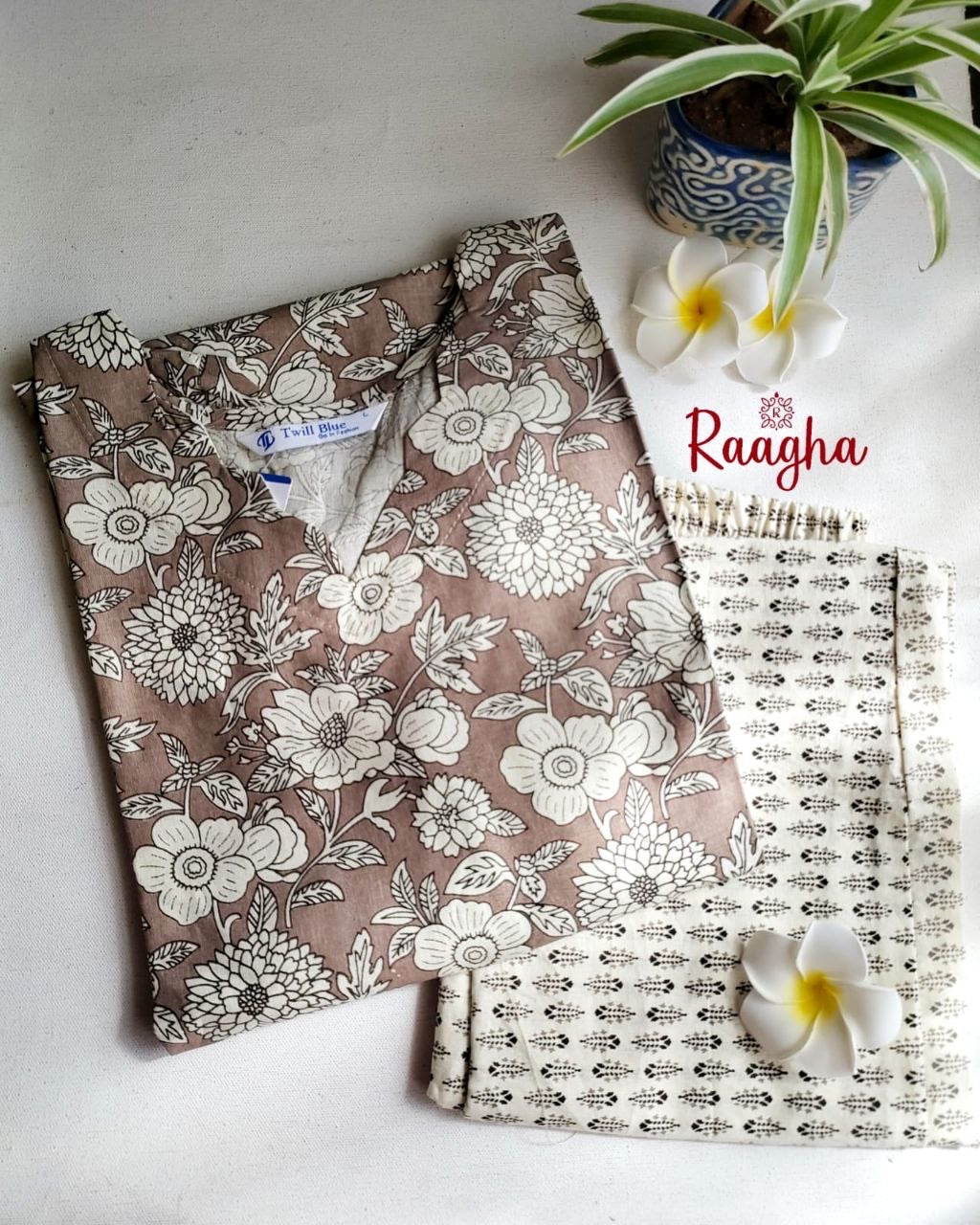 Cotton Kurta Pant Set
