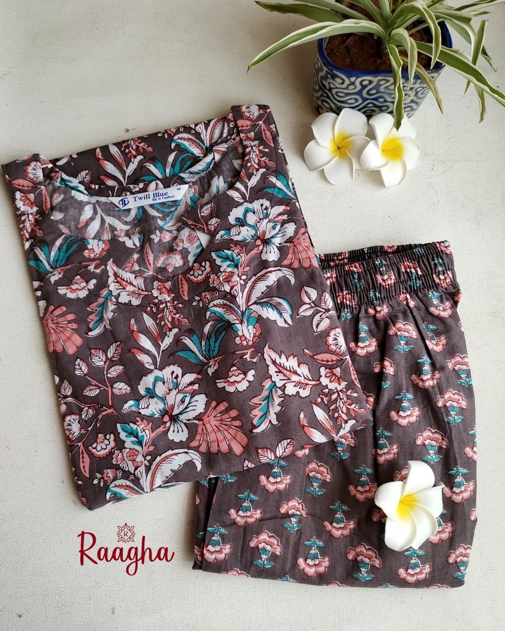 Cotton kurta Pant Set