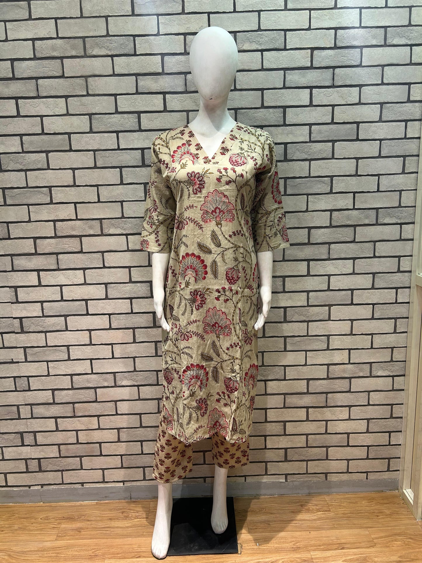Cotton Kurta Pant Set