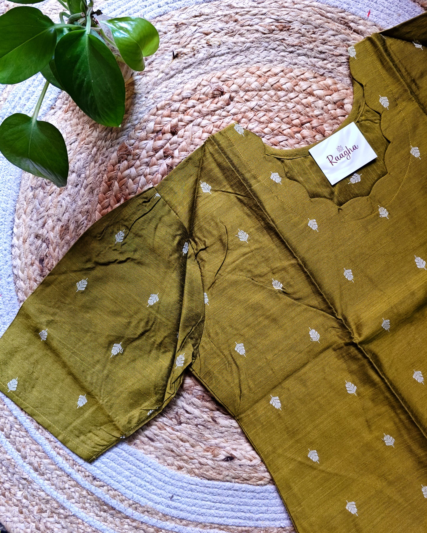 Premium Raw Silk Kurti