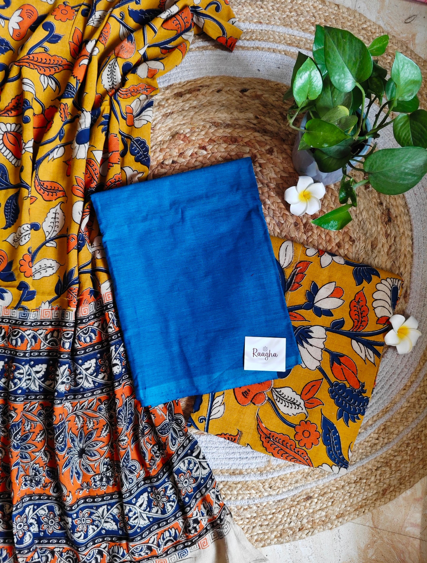 Unstitched Kalamkari Cotton Material