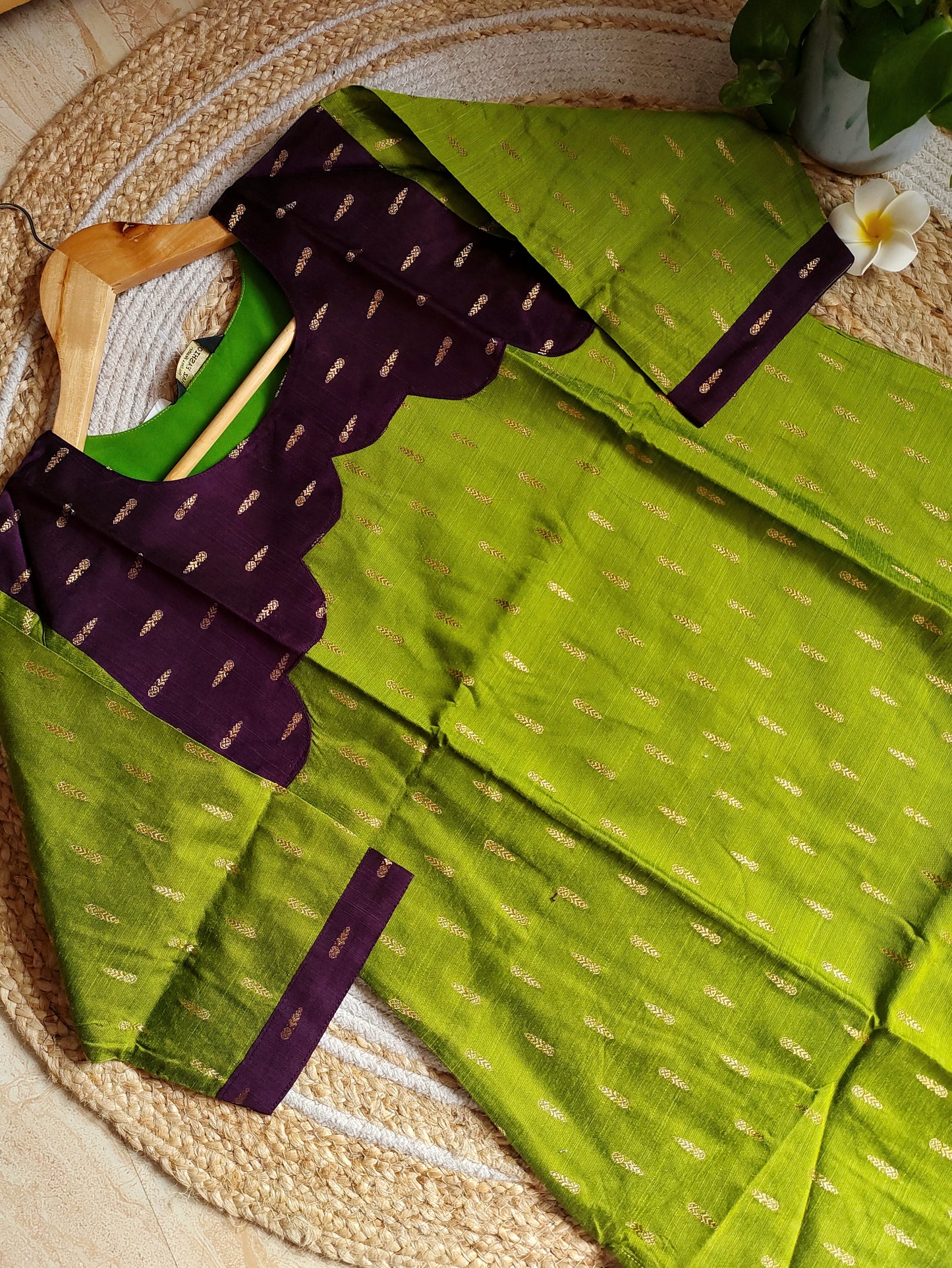 Premium Raw Silk Kurti