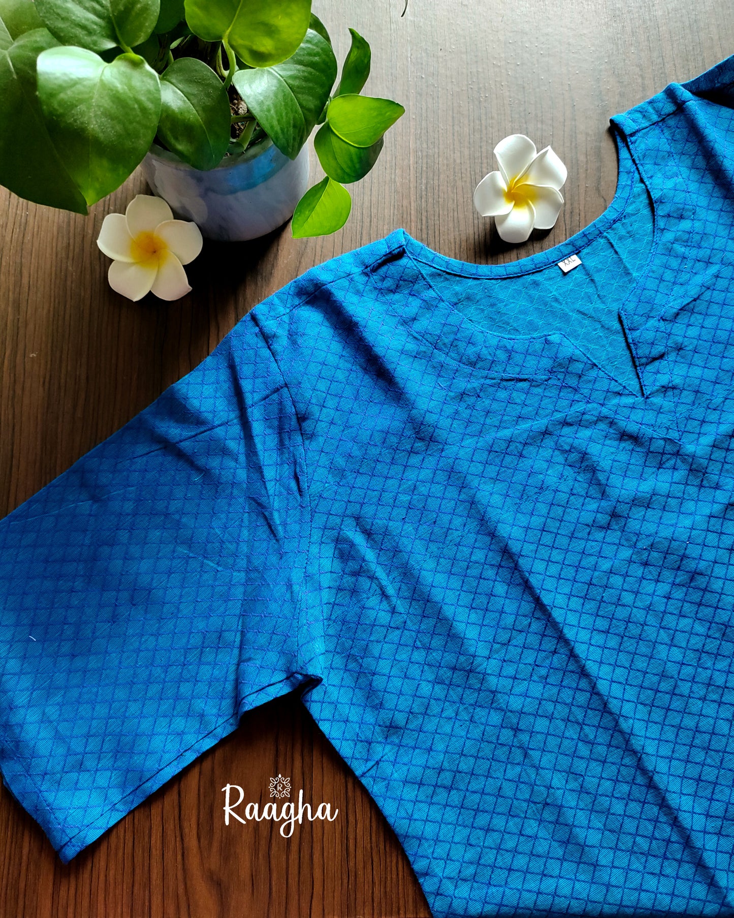 Self Weaved Cotton Kurti