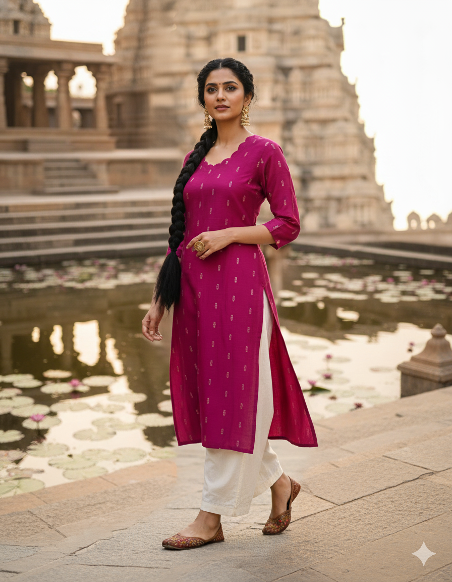 Premium Raw Silk kurti