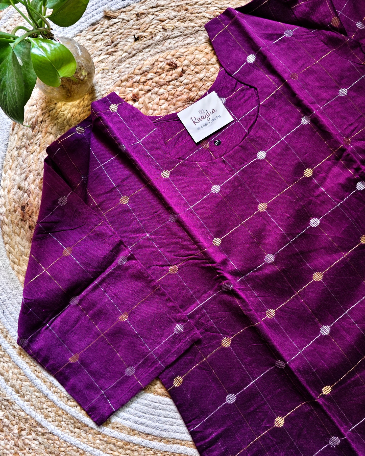 Premium Raw Silk Kurti