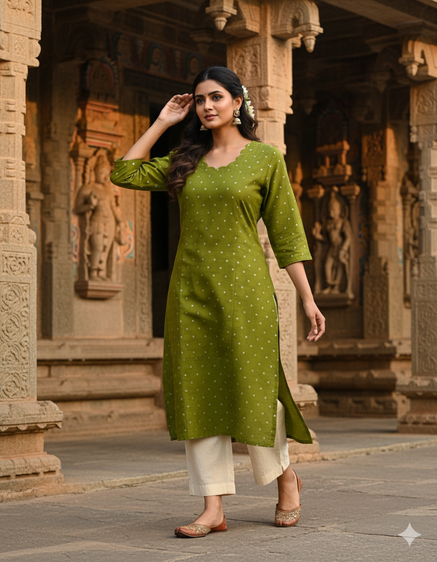 Premium Raw Silk Kurti