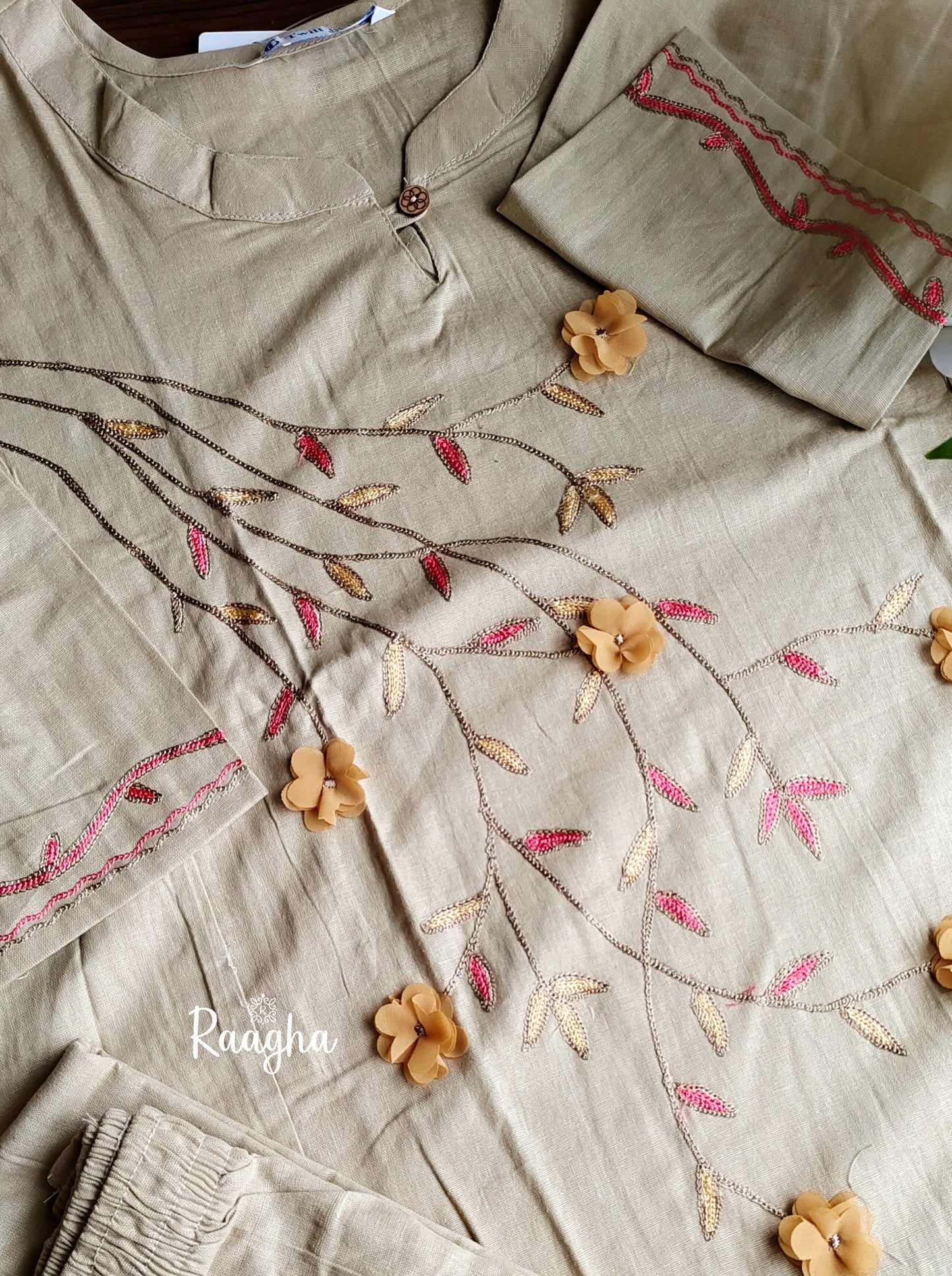 Aline embroidery co ord set