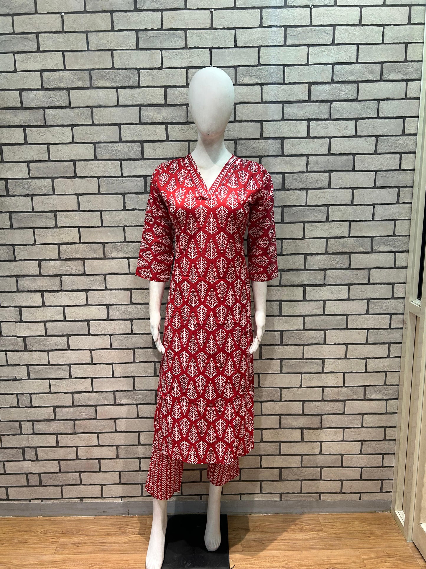Cotton kurta pant set