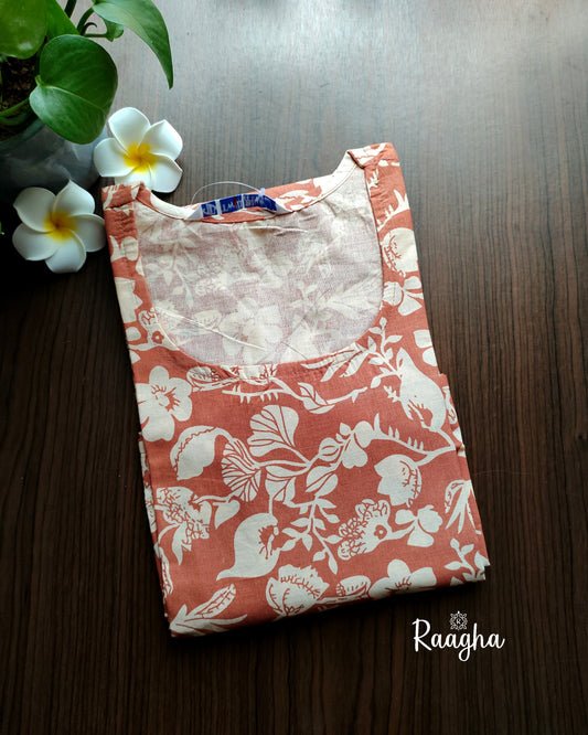 Floral Cotton Kurti