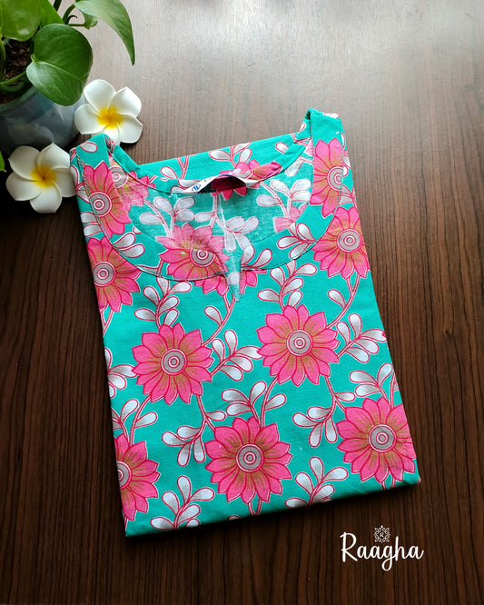 Floral Cotton Kurti