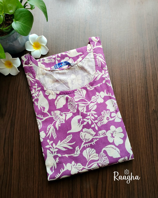 Floral Cotton Kurtis