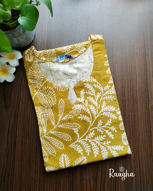 Floral Cotton Kurti