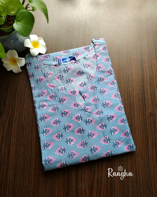 Floral Cotton Kurti