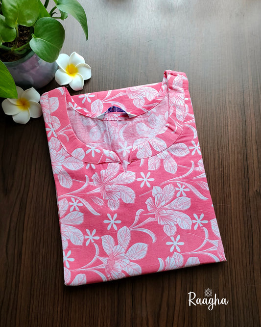 Floral Cotton Kurti