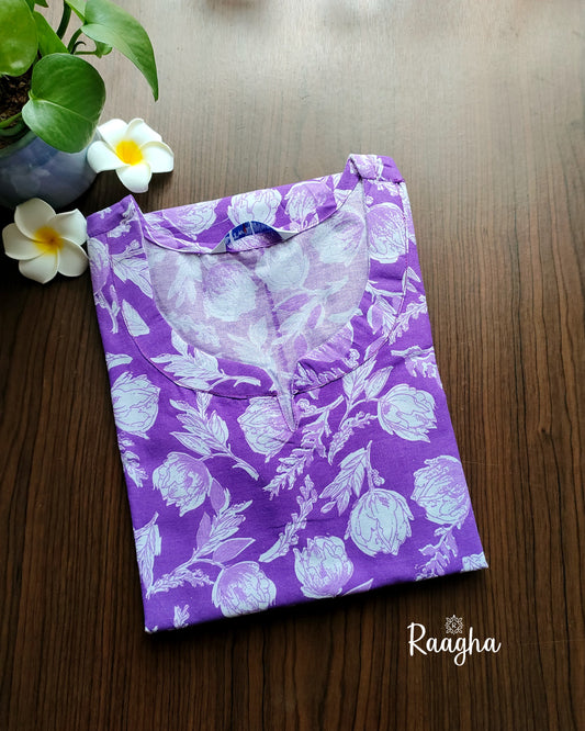 Floral Cotton Kurti