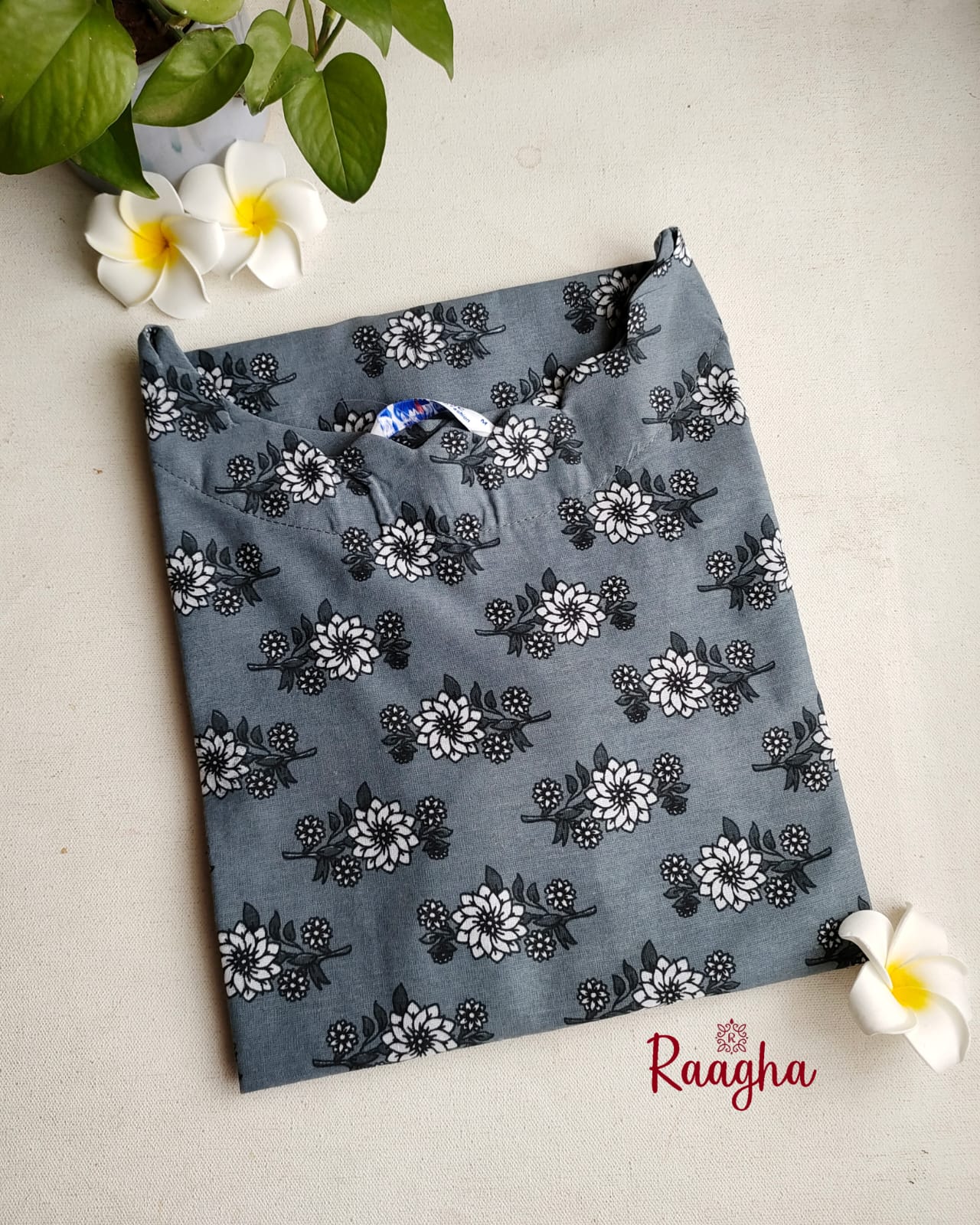 Floral cotton kurti