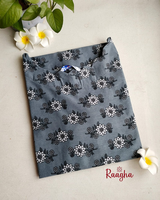 Floral cotton kurti