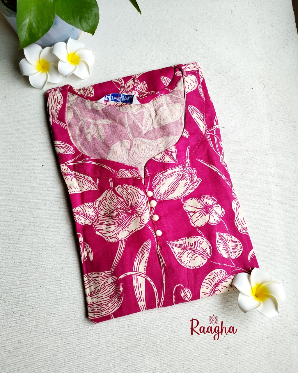 Rayon cotton kurti