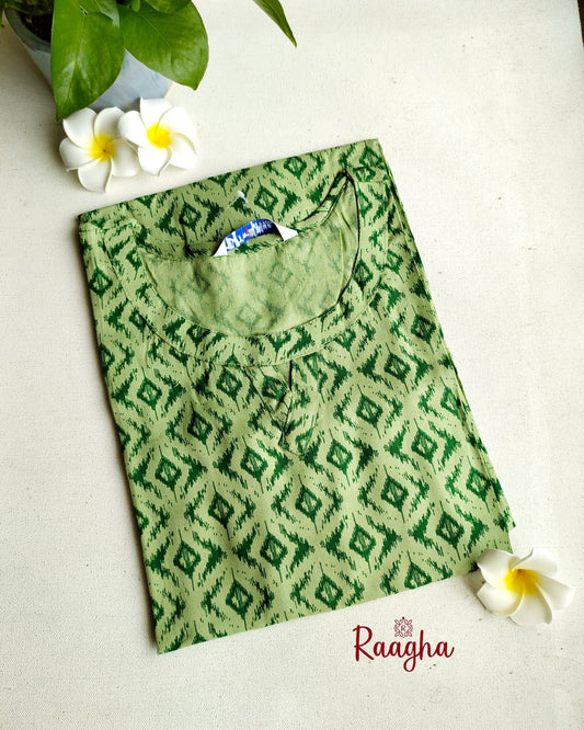 Rayon cotton kurti