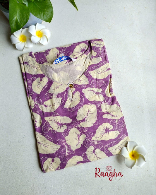 Rayon cotton kurti
