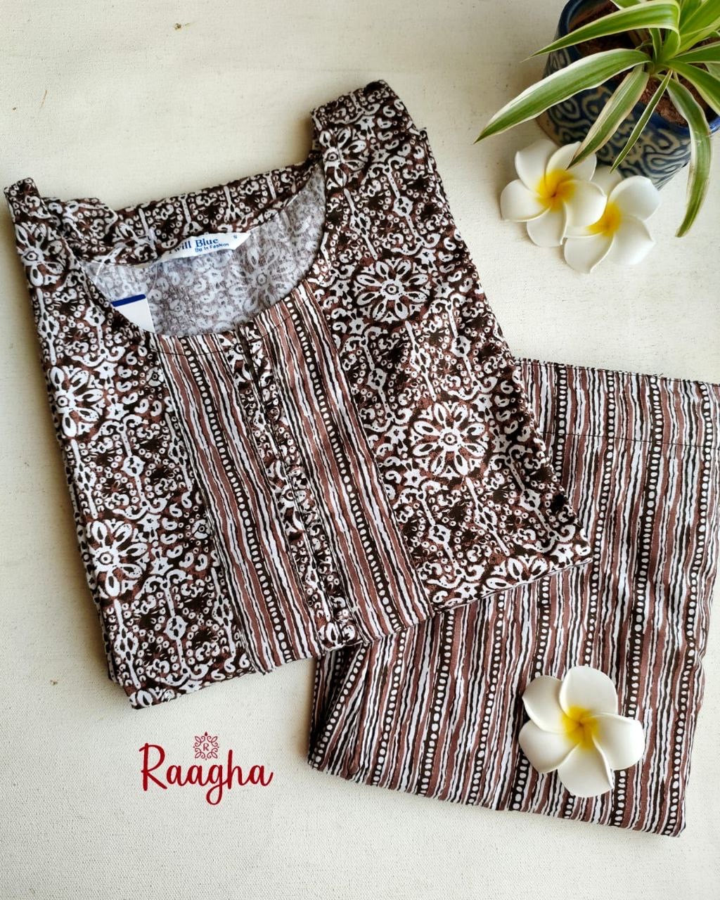 Cotton Kurta Pant Set