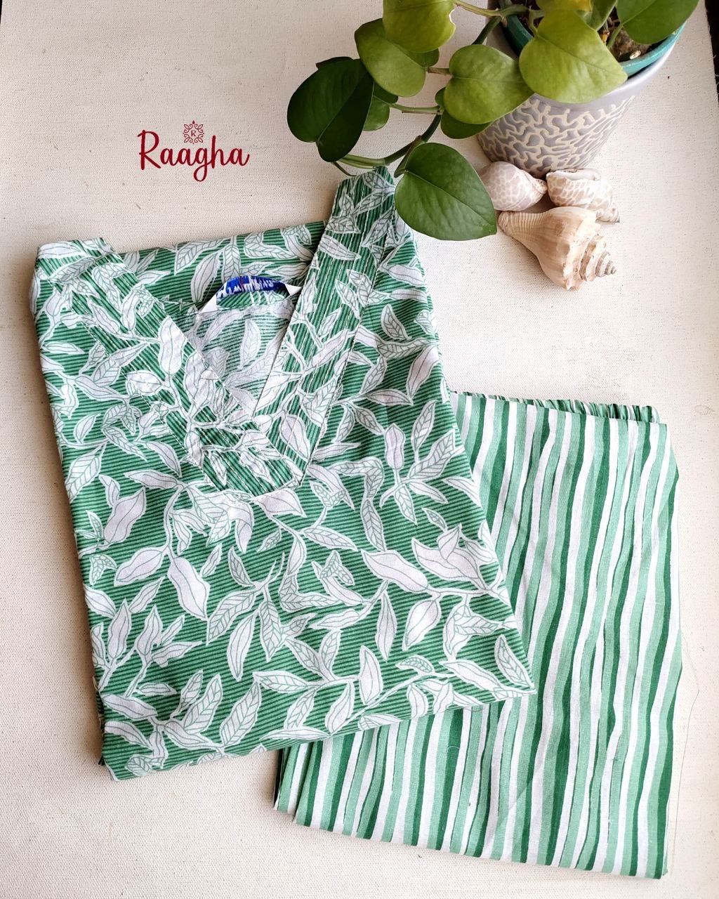 Cotton Kurta Pant Set