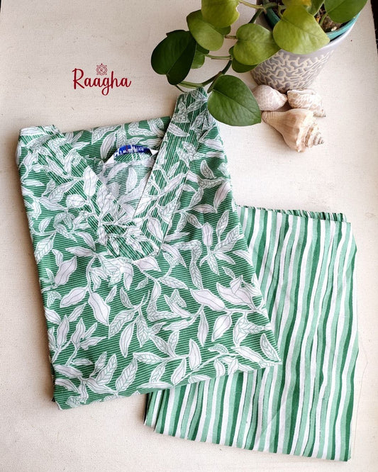 Cotton Kurta Pant Set