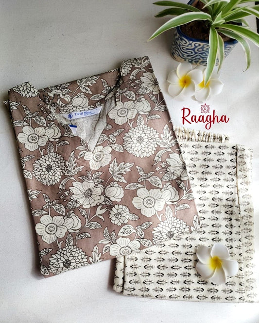 Cotton Kurta Pant Set