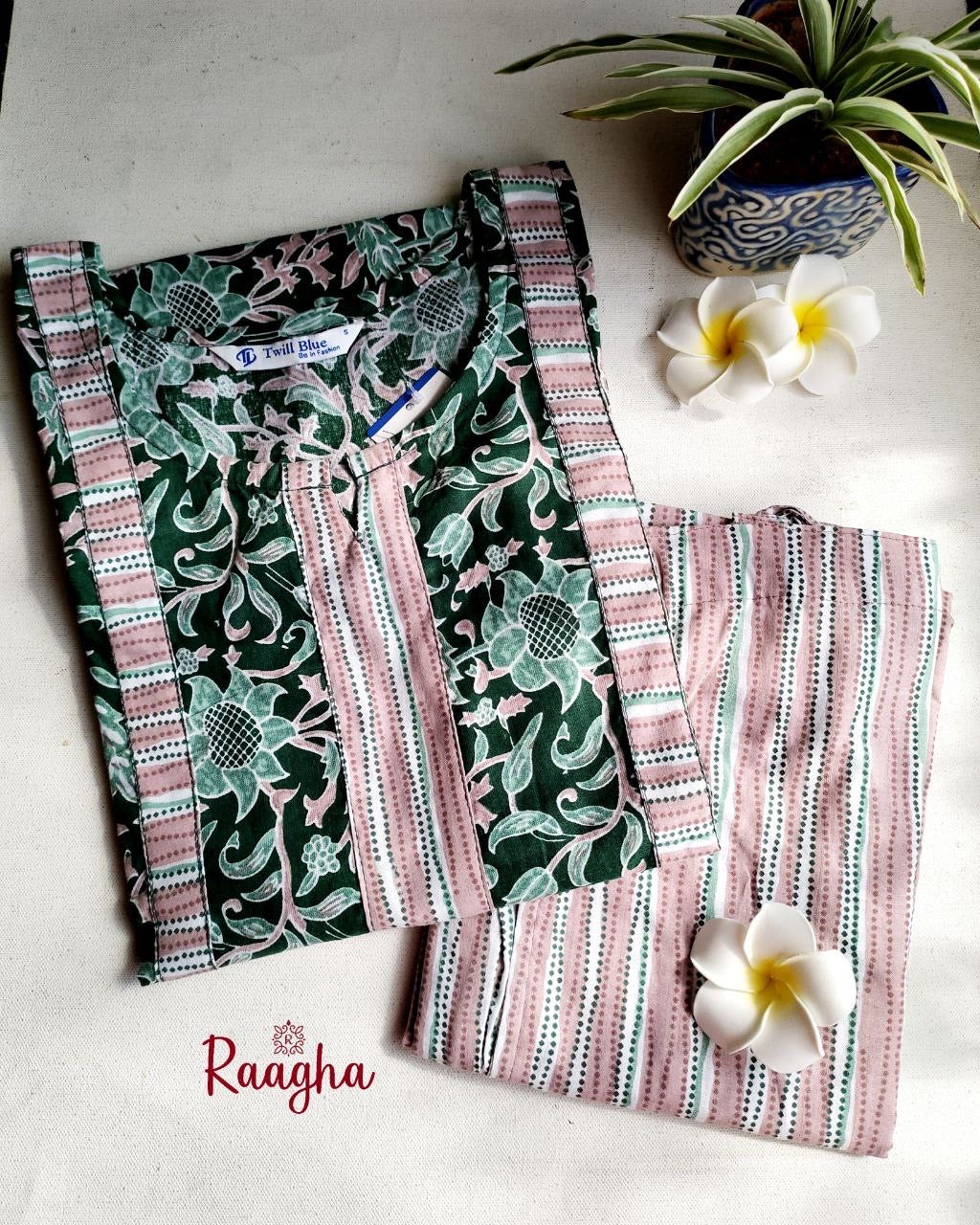 Cotton Kurta Pant Set