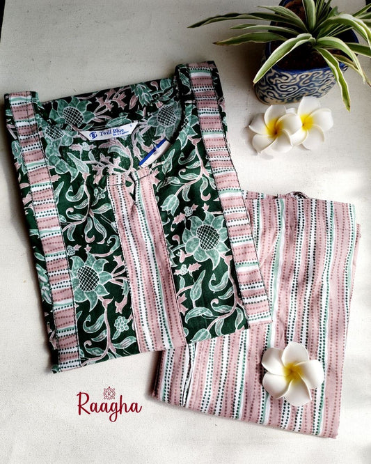 Cotton Kurta Pant Set