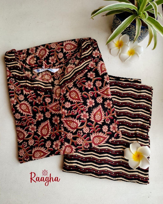 Cotton kurta pant set