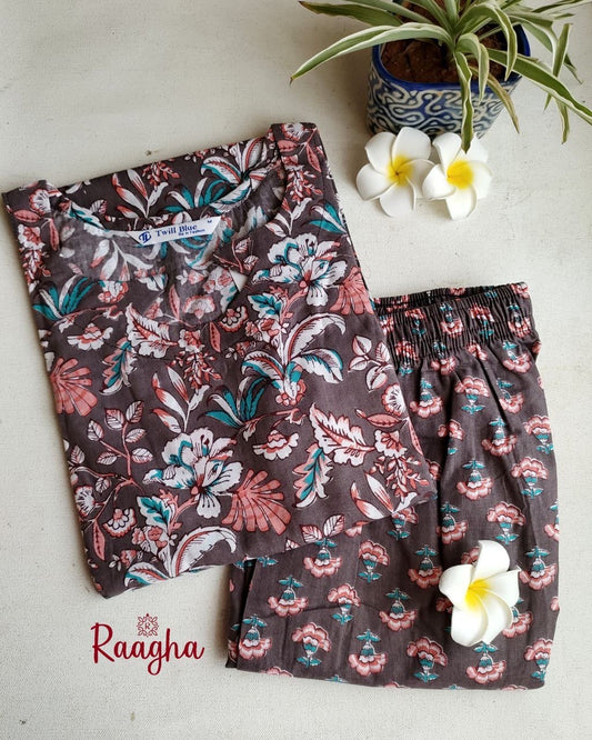 Cotton kurta Pant Set