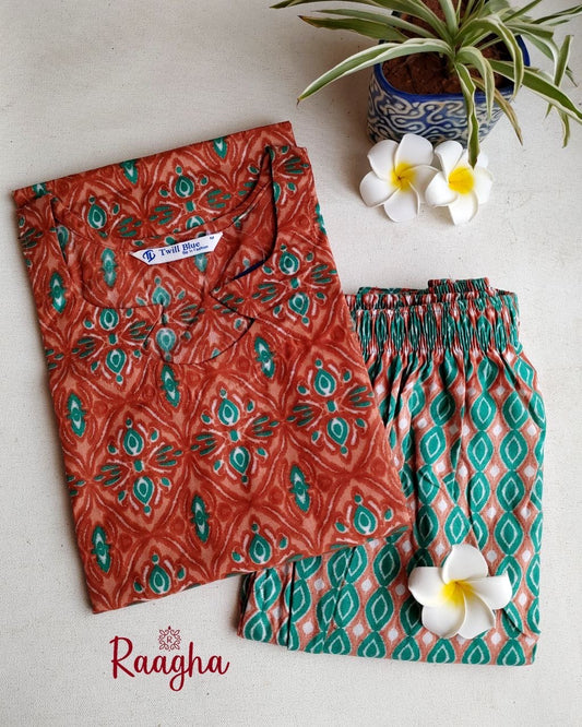 Cotton Kurta pant Set