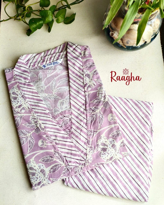 Cotton Kurta Pant Set