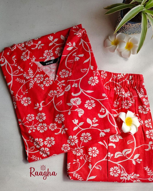Cotton Kurta Pant Set