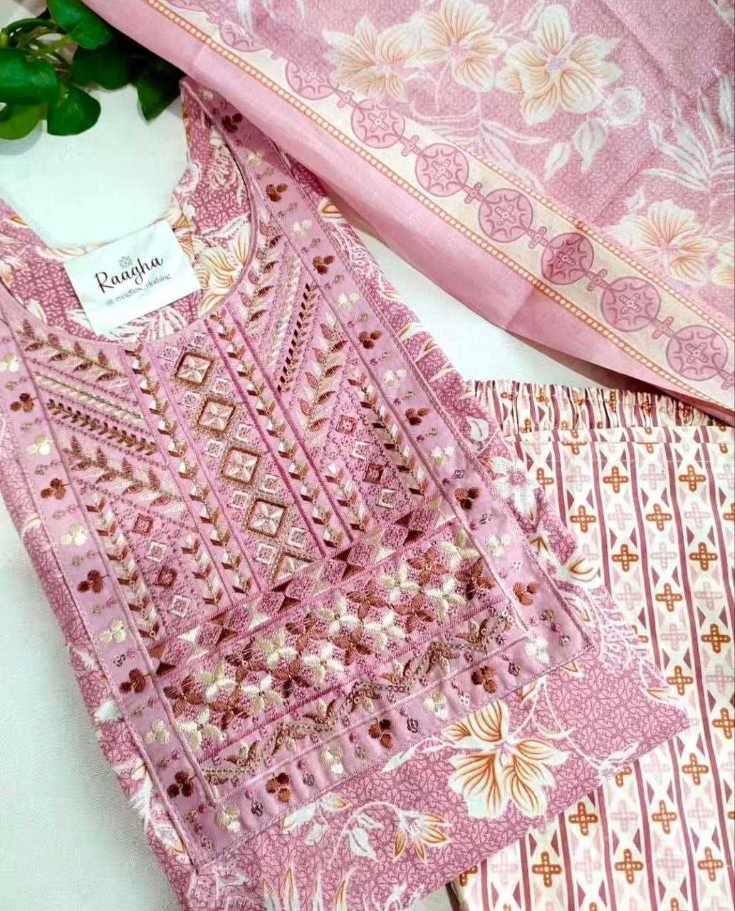 Cotton Salwar set with Lining