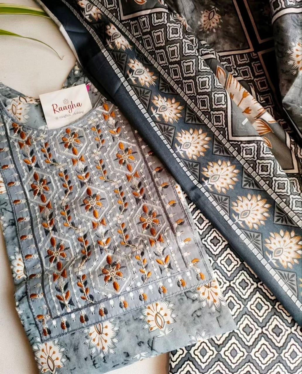 Cotton Salwar set with Lining