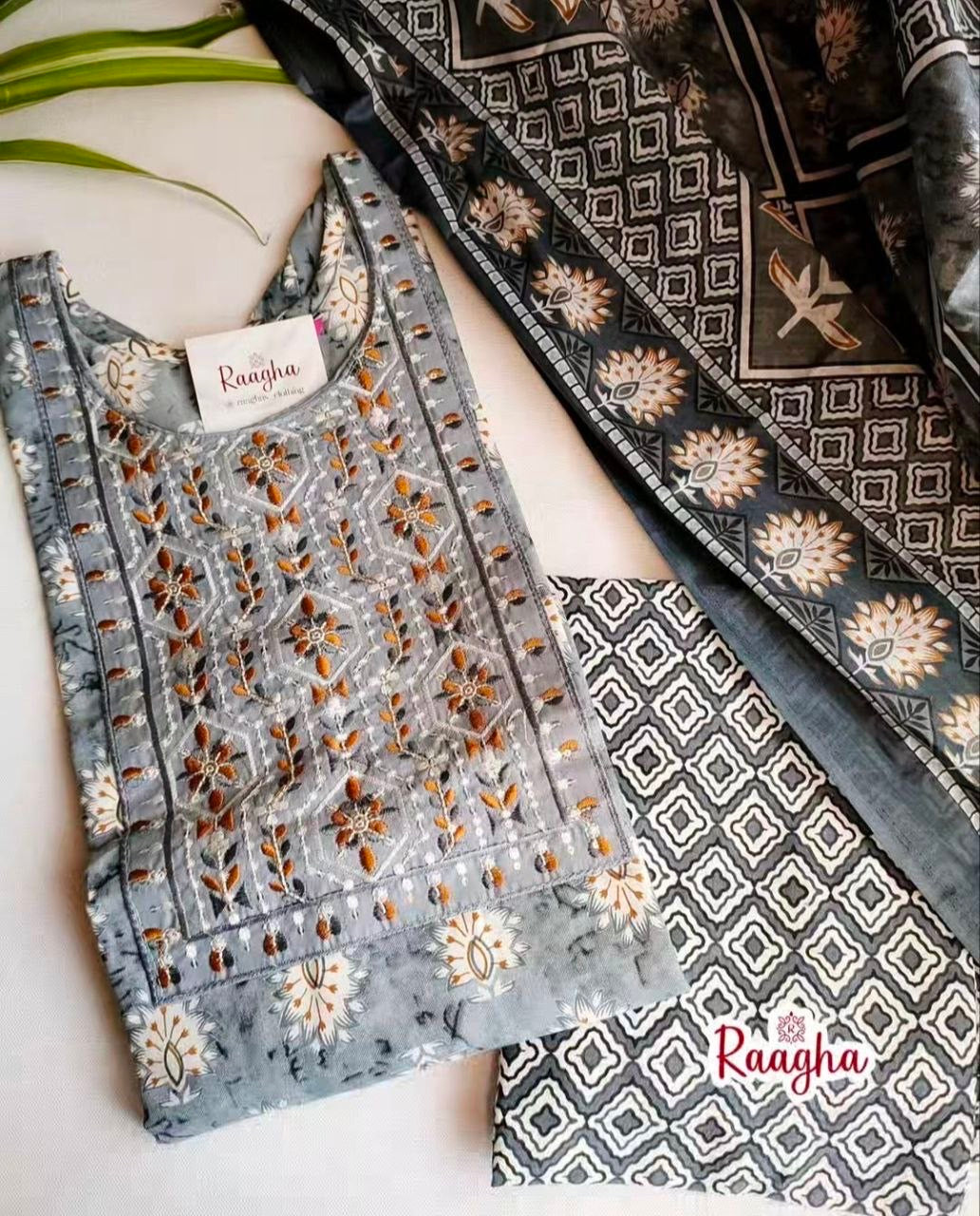 Cotton Salwar set with Lining