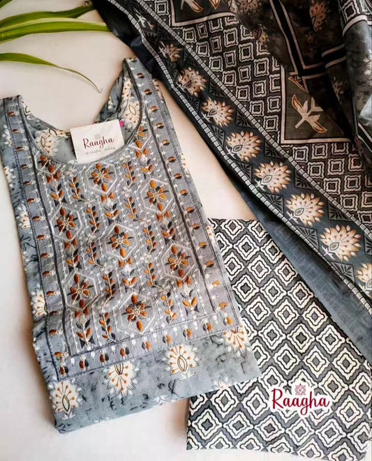 Cotton Salwar set with Lining