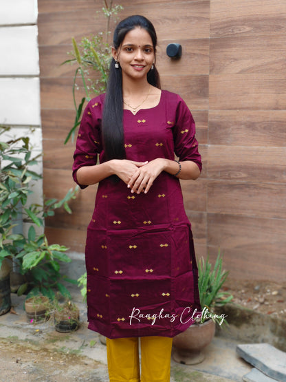 Premium Dupion Silk Kurti
