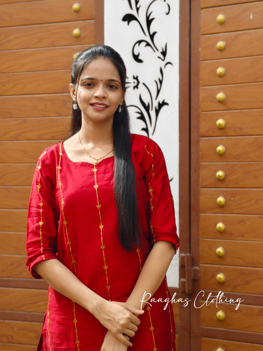 Premium Dupion Silk Kurti