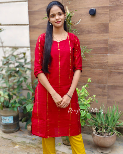 Premium Dupion Silk Kurti