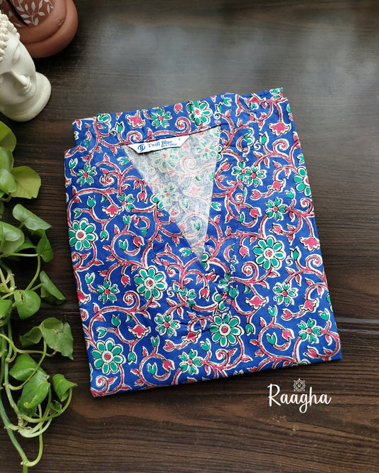 Kalamkari/ Ajrakh Cotton Kurti