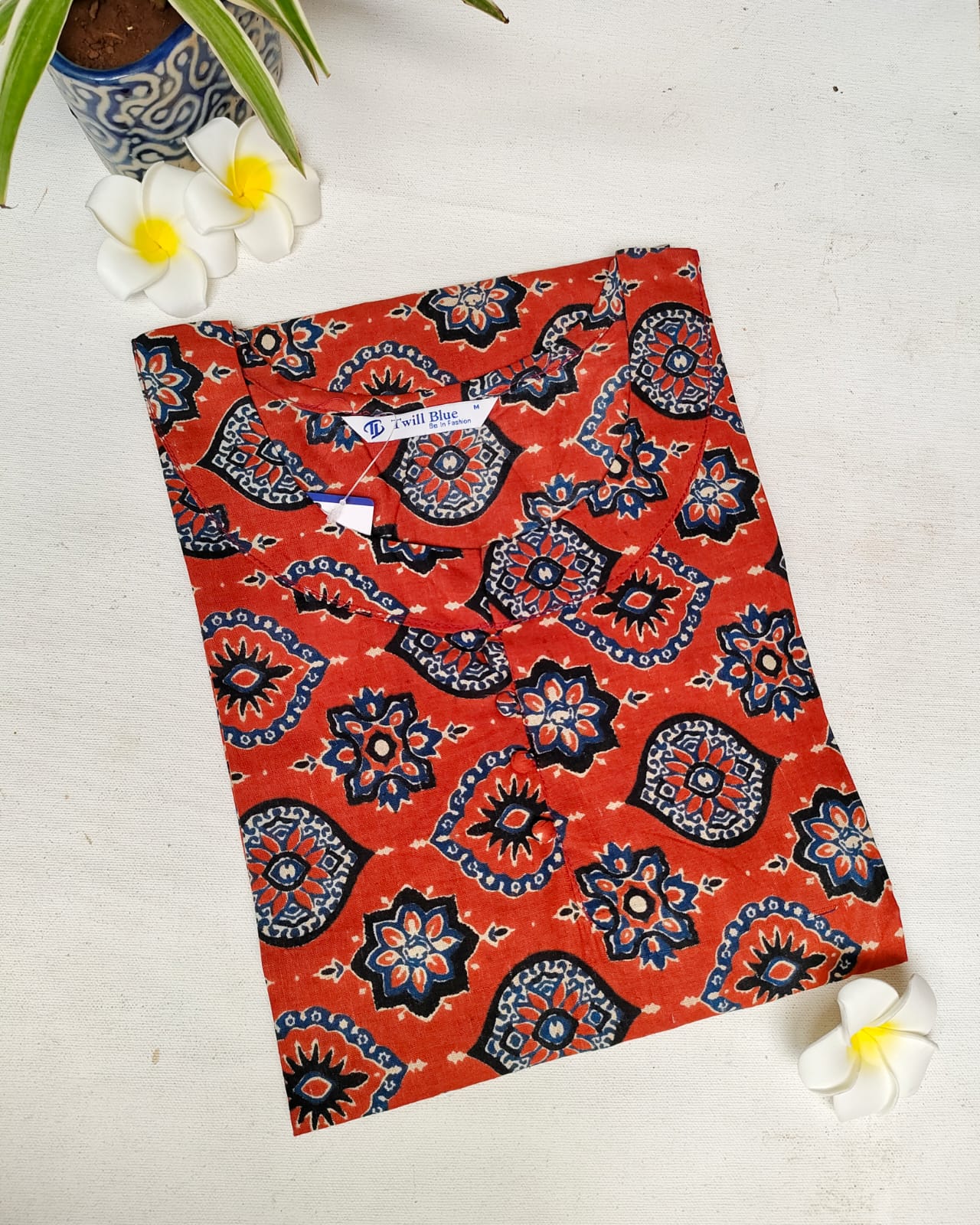 Kalamkari/ Ajrakh Cotton Kurti