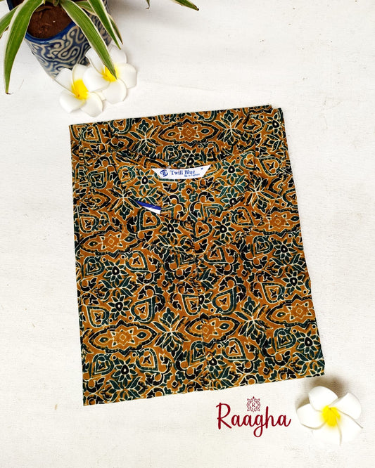 Kalamkari/ Ajrakh Cotton Kurti