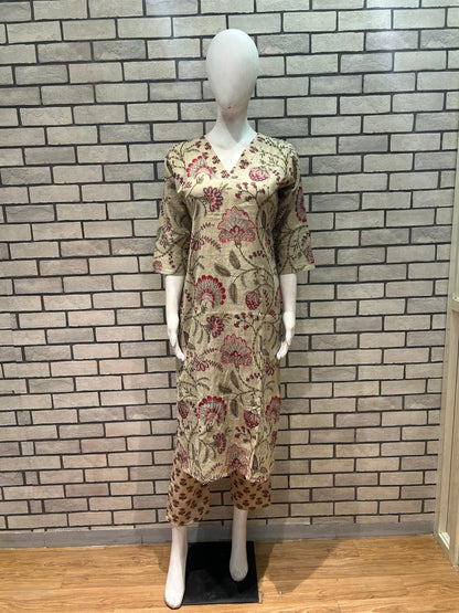 Cotton Kurta Pant Set