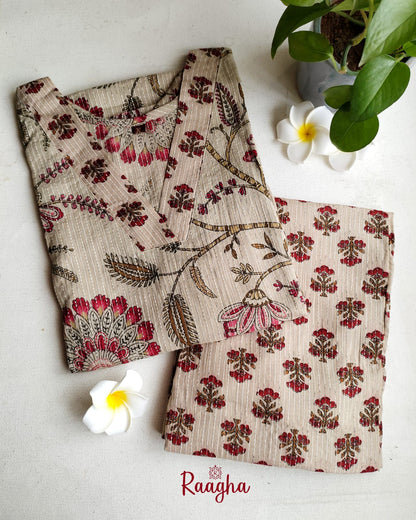 Cotton Kurta Pant Set