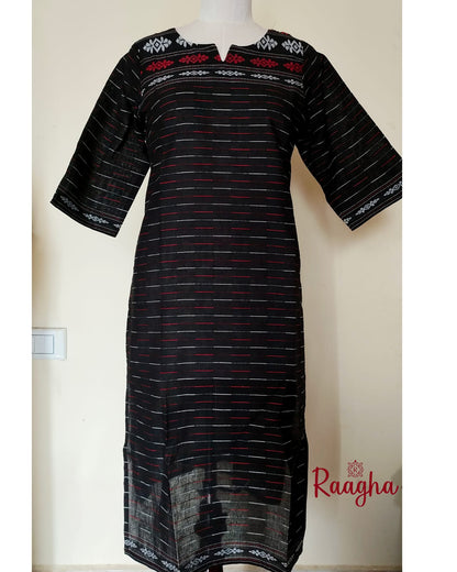 Self-weaving Chettinad cotton kurtis