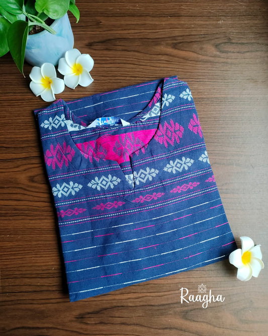Self weaving Chettinad cotton kurtis